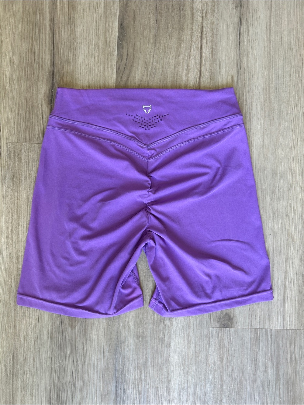 NVGTN Purple Scrunch Biker Shorts High Waist Small 5 Inseam